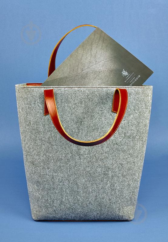 Сумка жіноча BlankNote D.D. сірий BN-BAG-17-felt-k - фото 5