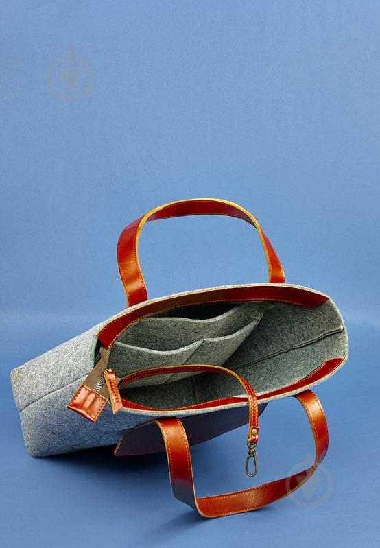 Сумка жіноча BlankNote D.D. сірий BN-BAG-17-felt-k - фото 7