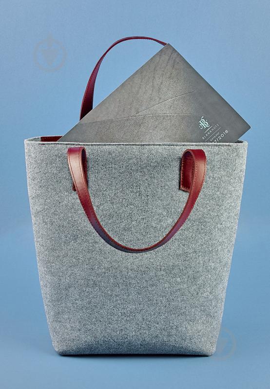 Сумка жіноча BlankNote D.D. сірий BN-BAG-17-felt-vin - фото 5