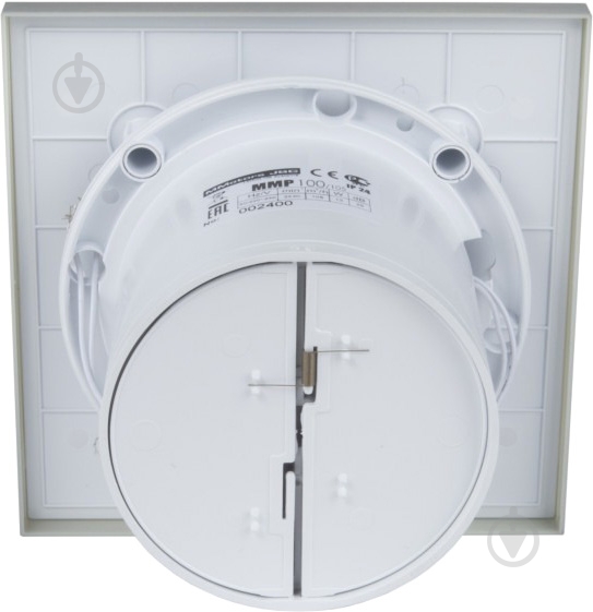 Витяжний вентилятор MMotors ММ-Р 100 квадрат прямий зі зворотним клапаном під плитку 5199 - фото 3