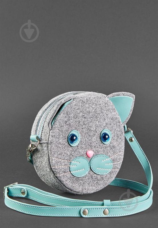 Сумка женская BlankNote Miss Kitty серый BN-BAG-21-felt-t - фото 3 Сумка женская BlankNote Miss Kitty серый BN-BAG-21-felt-t - фото 3