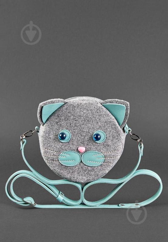 Сумка женская BlankNote Miss Kitty серый BN-BAG-21-felt-t - фото 2 Сумка женская BlankNote Miss Kitty серый BN-BAG-21-felt-t - фото 2