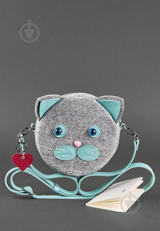 Сумка женская BlankNote Miss Kitty серый BN-BAG-21-felt-t - фото 6 Сумка женская BlankNote Miss Kitty серый BN-BAG-21-felt-t - фото 6