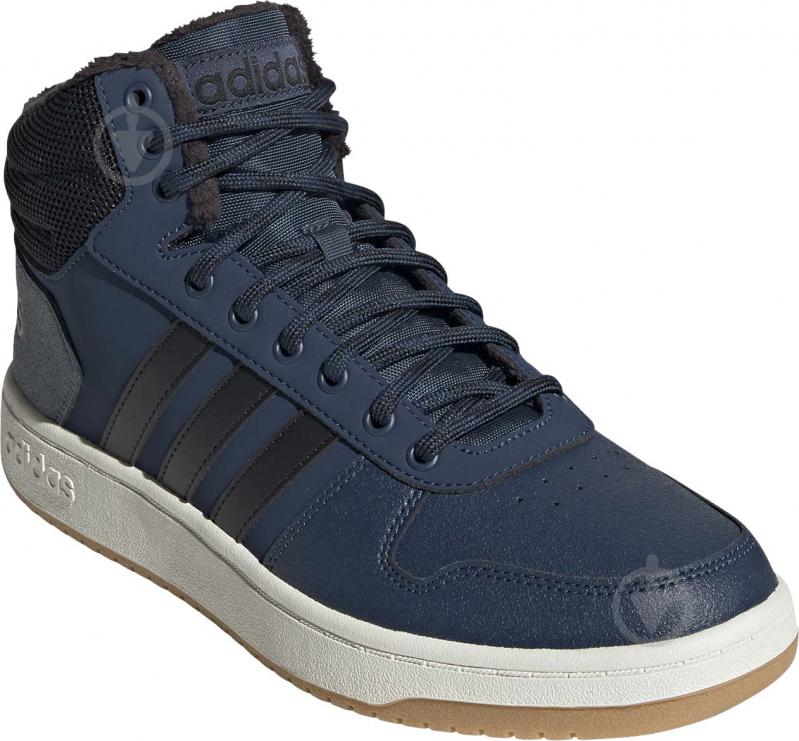 Черевики Adidas HOOPS 2.0 MID GZ7939 р.44 2/3 синій - фото 3