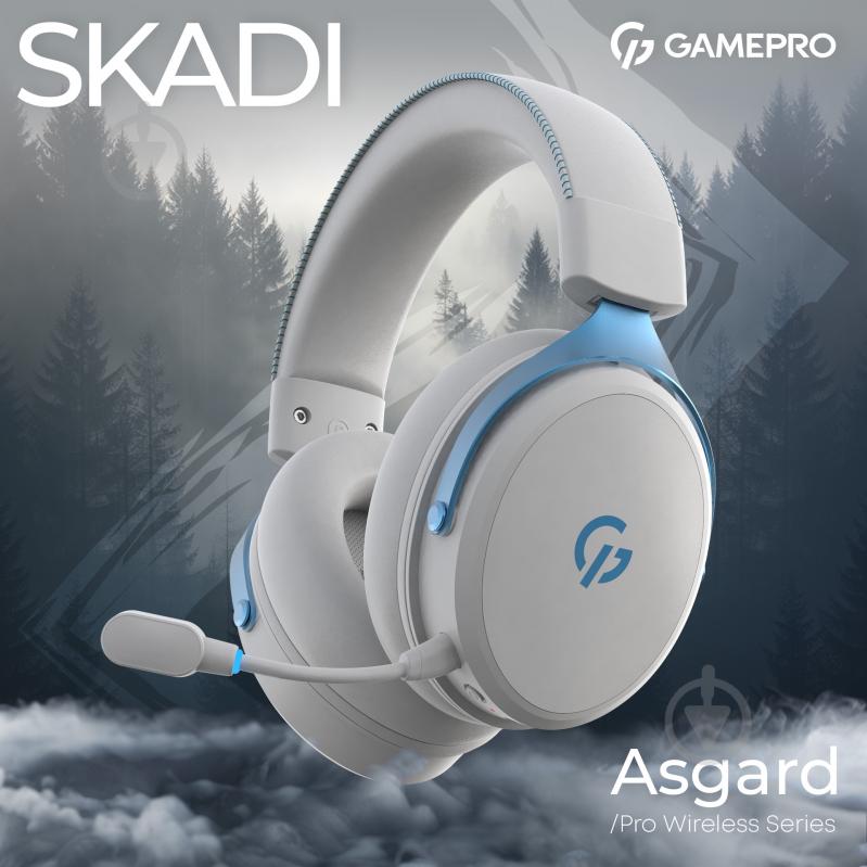 Гарнитура игровая GamePro Asgard Skadi 7.1 4-Mode (HSW191WB) - фото 4