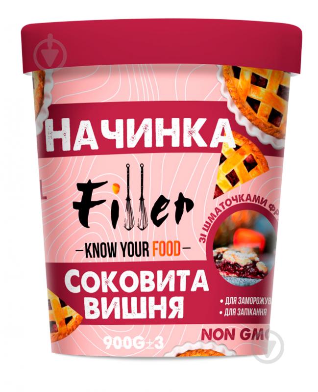 Начинка Filler Соковита вишня 0,9 кг - фото 1