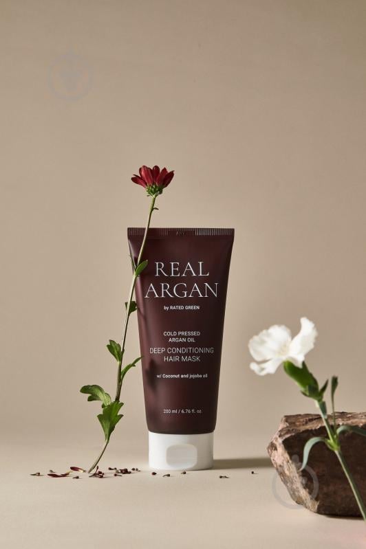 Маска Rated Green глибоко кондиціонуюча з аргановою олією Real Argan Deep Conditioning Hair 200 мл - фото 2