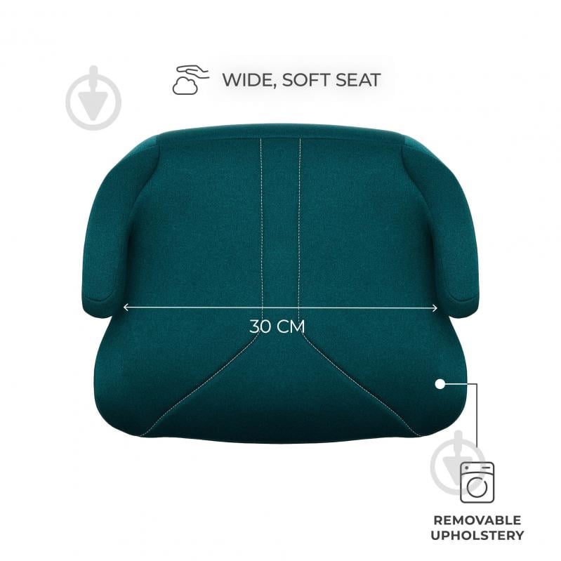 Автокрісло-бустер Kinderkraft i-Boost 2 зелений KCIBOO02GRE0000 - фото 2