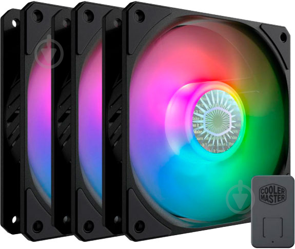 Вентилятор для корпуса Cooler Master SickleFlow 120 3in1 ARGB (MFX-B2DN-183PA-R1) - фото 1