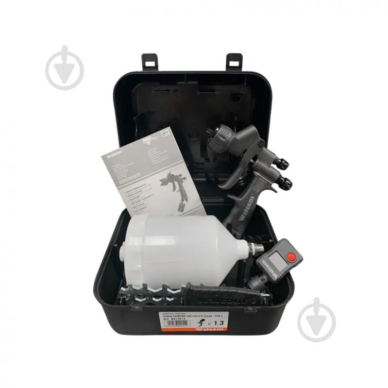 Краскопульт пневматический Walcom Genesi Carbonio 360 EVO HALO Clear 1.3 W013013 - фото 2 Краскопульт пневматический Walcom Genesi Carbonio 360 EVO HALO Clear 1.3 W013013 - фото 2