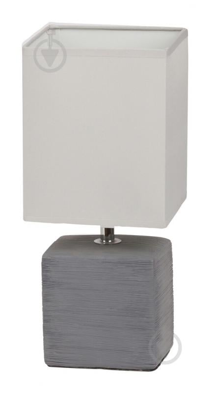 Настольная лампа декоративная Rabalux Orlando 1x40 Вт E14 серый 4458 - фото 1