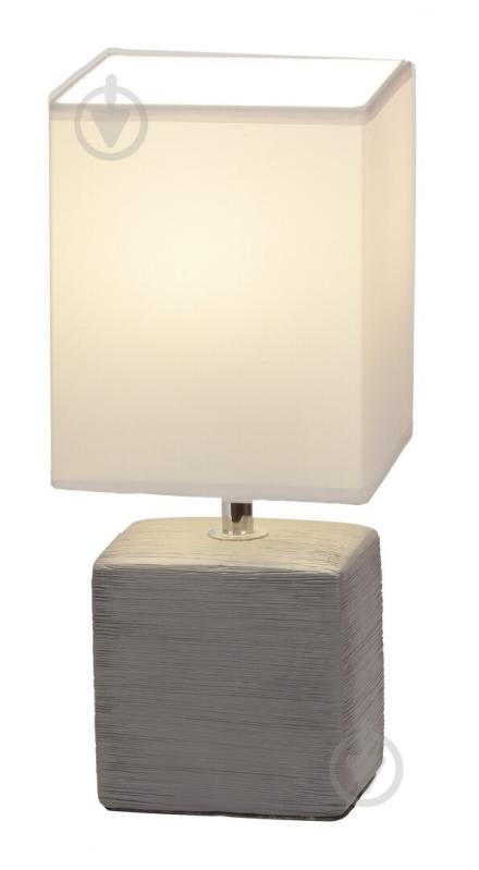 Настольная лампа декоративная Rabalux Orlando 1x40 Вт E14 серый 4458 - фото 2