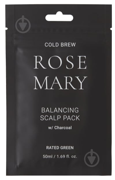 Маска Rated Green балансуюча з соком розмарину Cold Brew Rosemary Balancing Scalp Pack 50 мл - фото 1