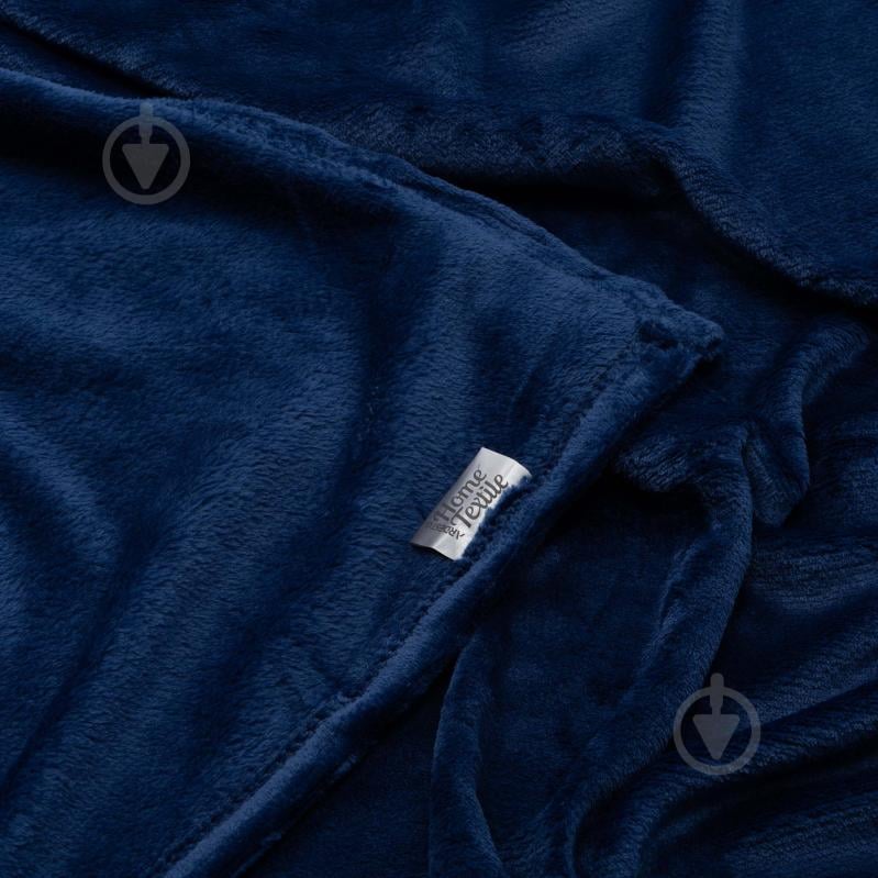 Плед Flannel 200x220 см синий Ardesto - фото 3