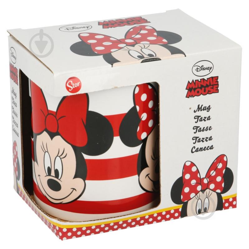 Чашка STOR Disney - Minnie Mouse Stripes Ceramic Mug 325 мл - фото 3