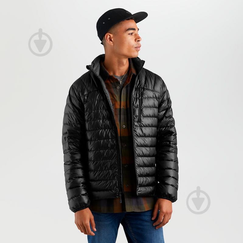 Пуховик чоловічий зимовий Outdoor Research MEN'S HELIUM DOWN JACKET 277573-0001 р.M чорний - фото 1