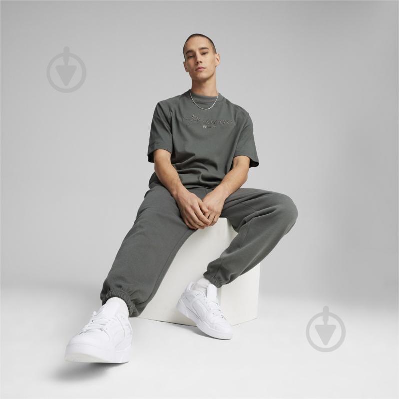 Футболка Puma CLASSICS+ TEE 62427280 р.L сірий - фото 5