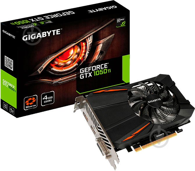 Відеокарта Gigabyte GeForce GTX 1050 Ti D5 4GB GDDR5 128bit (GV-N105TD5-4GD V1.1) - фото 4