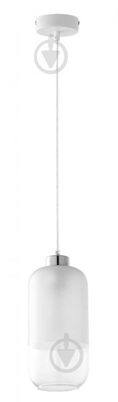 Подвес TK Lighting Marco Silver 1x60 Вт E27 белый матовый 3356 - фото 1