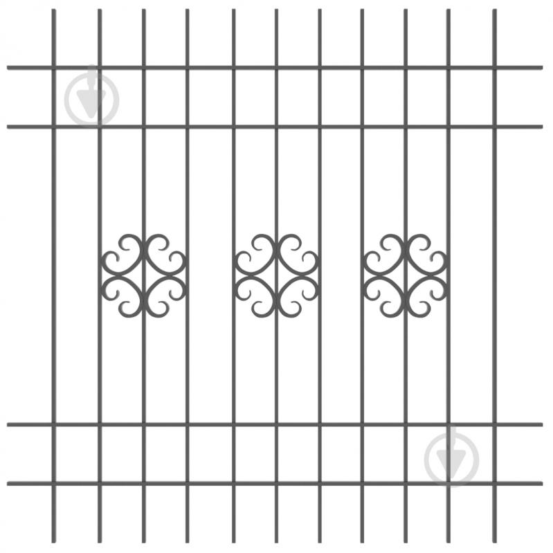 Решітка на вікно Укрітарм 1800х1800 мм (305/7) - фото 1