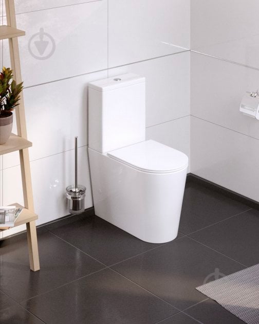 УЦЕНКА! Унитаз-компакт Koller Pool Orion Rimless OR-0650-RC-C+OR-06 с сиденьем slim soft close (УЦ №2511) - фото 2