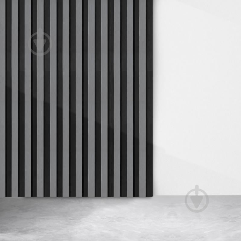 УЦІНКА! Рейкова панель MARCO decor 11920-701-K сіре дерево з чорним 119х20х2900 мм (0,34 кв.м) (УЦ №2511) - фото 1 УЦІНКА! Рейкова панель MARCO decor 11920-701-K сіре дерево з чорним 119х20х2900 мм (0,34 кв.м) (УЦ №2511) - фото 1