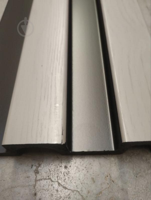 УЦІНКА! Рейкова панель MARCO decor 11920-701-K сіре дерево з чорним 119х20х2900 мм (0,34 кв.м) (УЦ №2511) - фото 8 УЦІНКА! Рейкова панель MARCO decor 11920-701-K сіре дерево з чорним 119х20х2900 мм (0,34 кв.м) (УЦ №2511) - фото 8