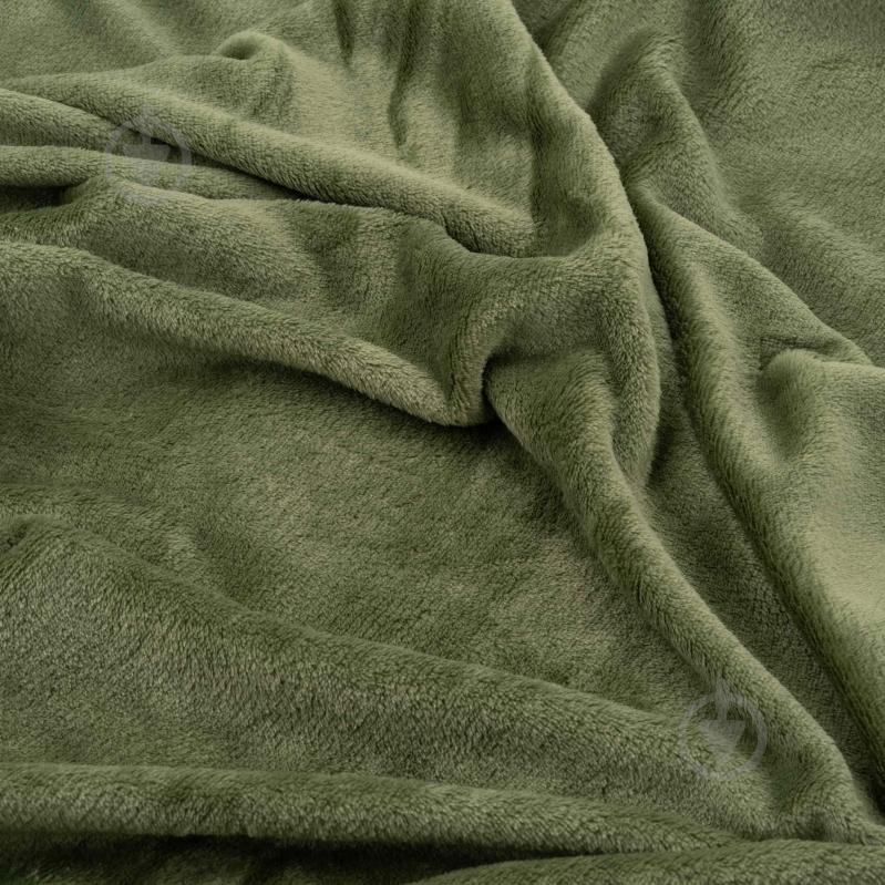 Плед Flannel 200x220 см зеленый Ardesto - фото 5