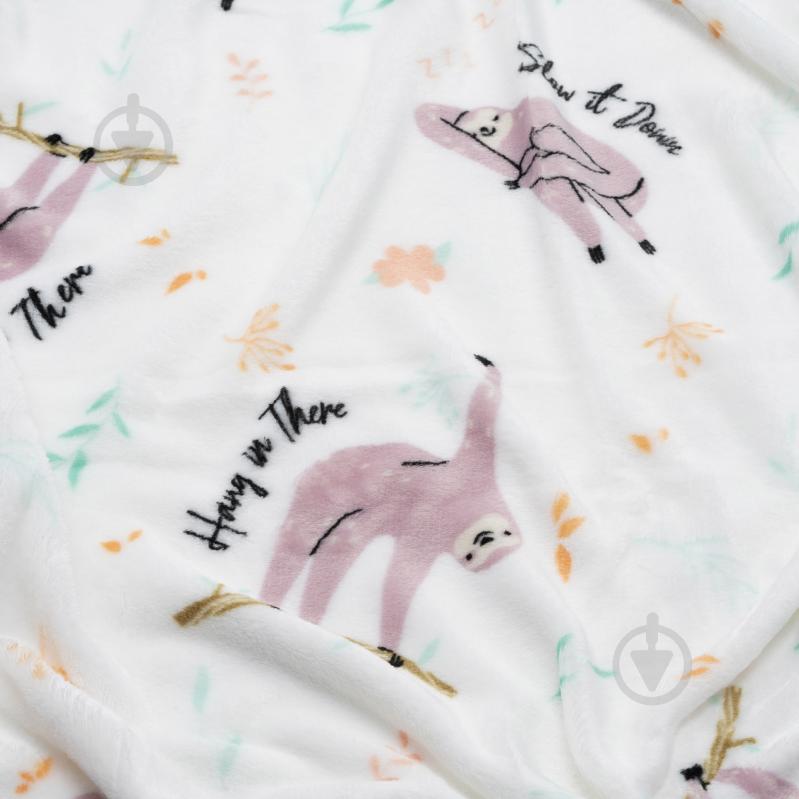 Плед Flannel 160x200 см белый Ardesto - фото 3