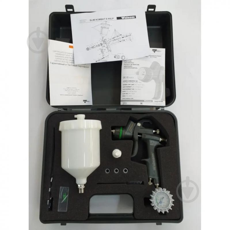 Фарбопульт пневматичний Walcom SLIM Kombat HVLP 1,7 8130.17 - фото 2 Фарбопульт пневматичний Walcom SLIM Kombat HVLP 1,7 8130.17 - фото 2