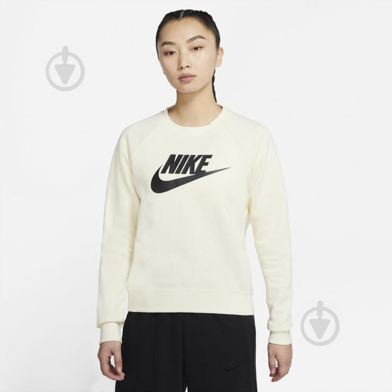 Світшот Nike W NSW ESSNTL CREW FLC HBR BV4112-113 р. 2XL жовтий - фото 3