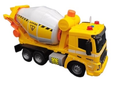 Игрушка SHANTOU YISHENG Автомобиль-бетоновоз инерционный со светом и звуком 1:16 A1110-2 - фото 1 Игрушка SHANTOU YISHENG Автомобиль-бетоновоз инерционный со светом и звуком 1:16 A1110-2 - фото 1