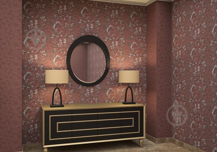 Обои виниловые горячего тиснения Vinil Валери декор VIP4-1032 1,06x10,05 м - фото 3