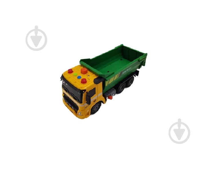 Игрушка SHANTOU YISHENG Автомобиль-самосвал инерционный со светом и звуком 1:16 A1110-1 - фото 4 Игрушка SHANTOU YISHENG Автомобиль-самосвал инерционный со светом и звуком 1:16 A1110-1 - фото 4