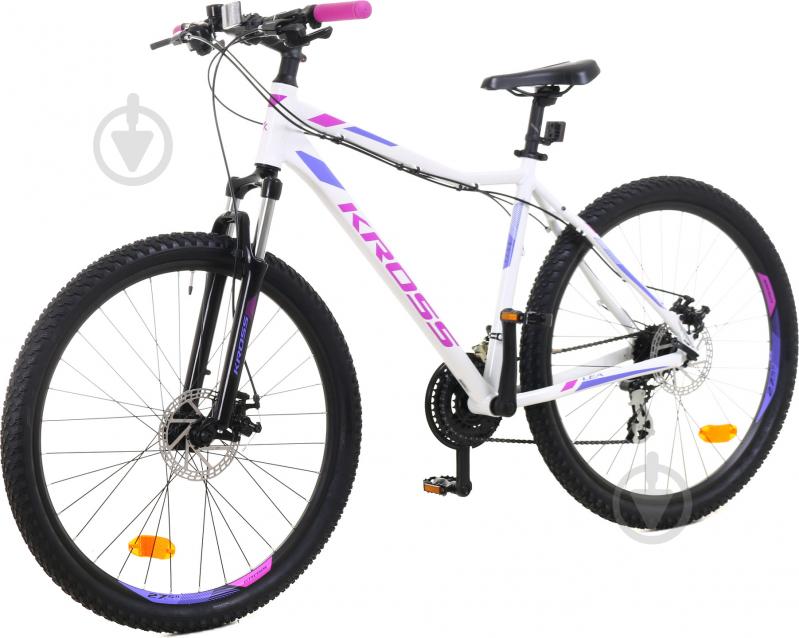 Велосипед Kross 27" 19"(48 см) MTB LEA 3.0 19 (M) KRLE3Z27X19W001336 белый - фото 2