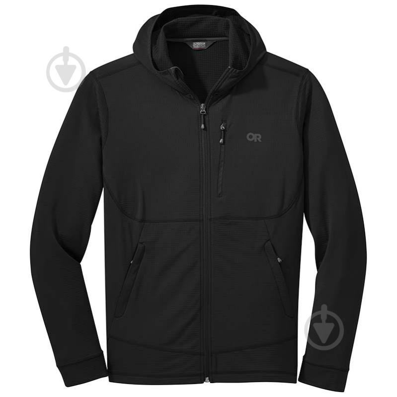 Джемпер Outdoor Research MEN'S VIGOR FULL ZIP HOODIE 277596-0001 р. S чорний - фото 4