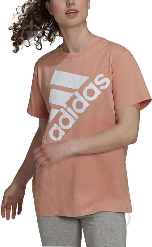 Футболка Adidas H42005 р.S оранжевый - фото 1