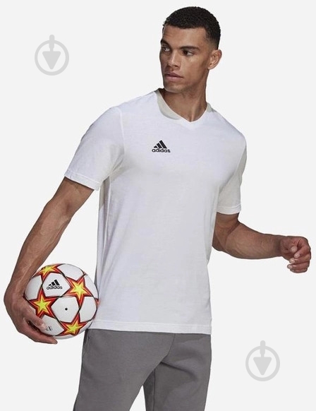Футболка Adidas HC0452 р.M белый - фото 2
