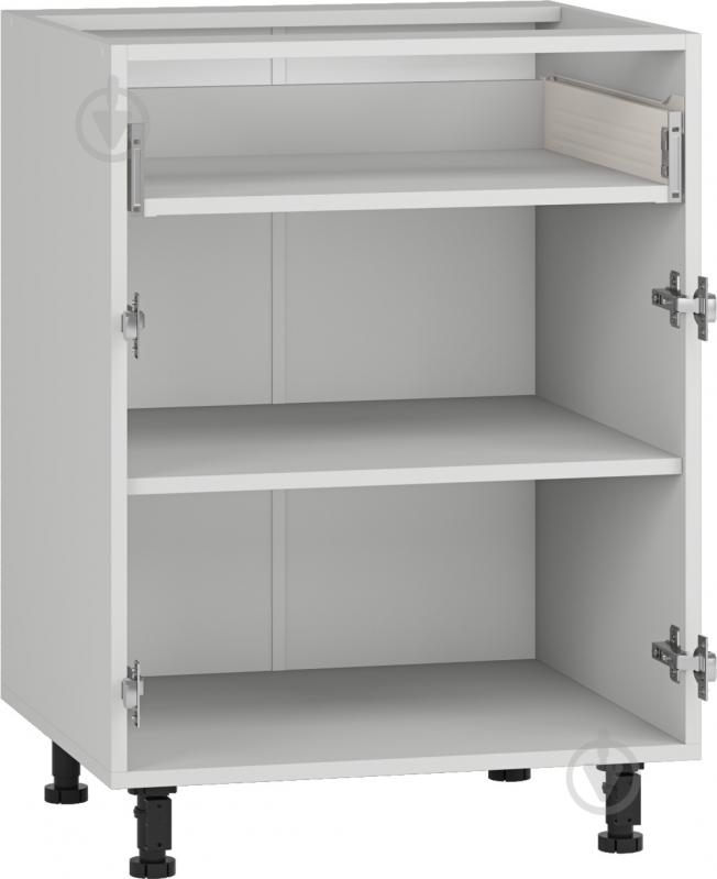 Тумба нижняя Грейд с метабоксом (стандарт) 600x820x522 мм серый - фото 1 Тумба нижняя Грейд с метабоксом (стандарт) 600x820x522 мм серый - фото 1