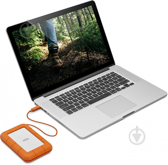 Внешний жесткий диск LaCie 2 ТБ 2,5" USB Type-C (STFS2000800) orange - фото 5