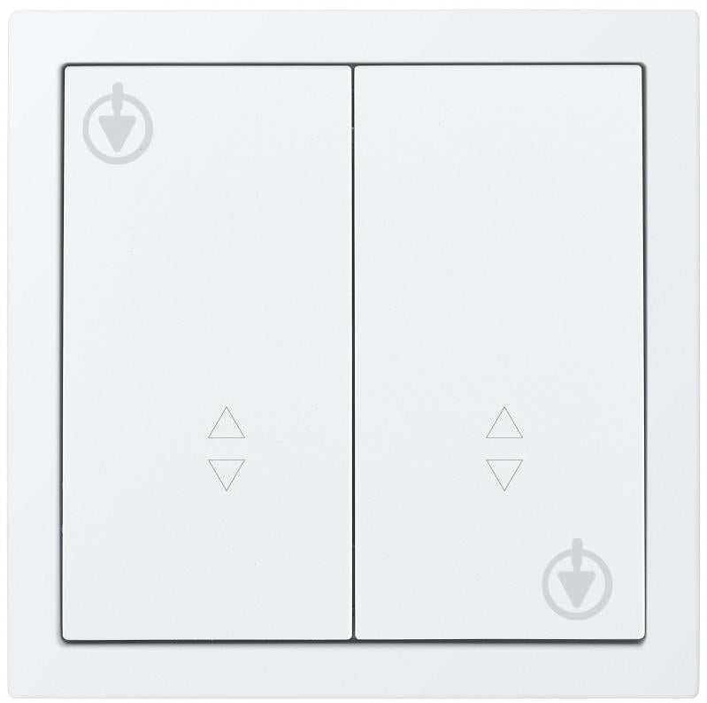 Механизм выключателя проходной двухклавишный HausMark Juna белый матовый 7041-0988-106QC - фото 1 Механизм выключателя проходной двухклавишный HausMark Juna белый матовый 7041-0988-106QC - фото 1