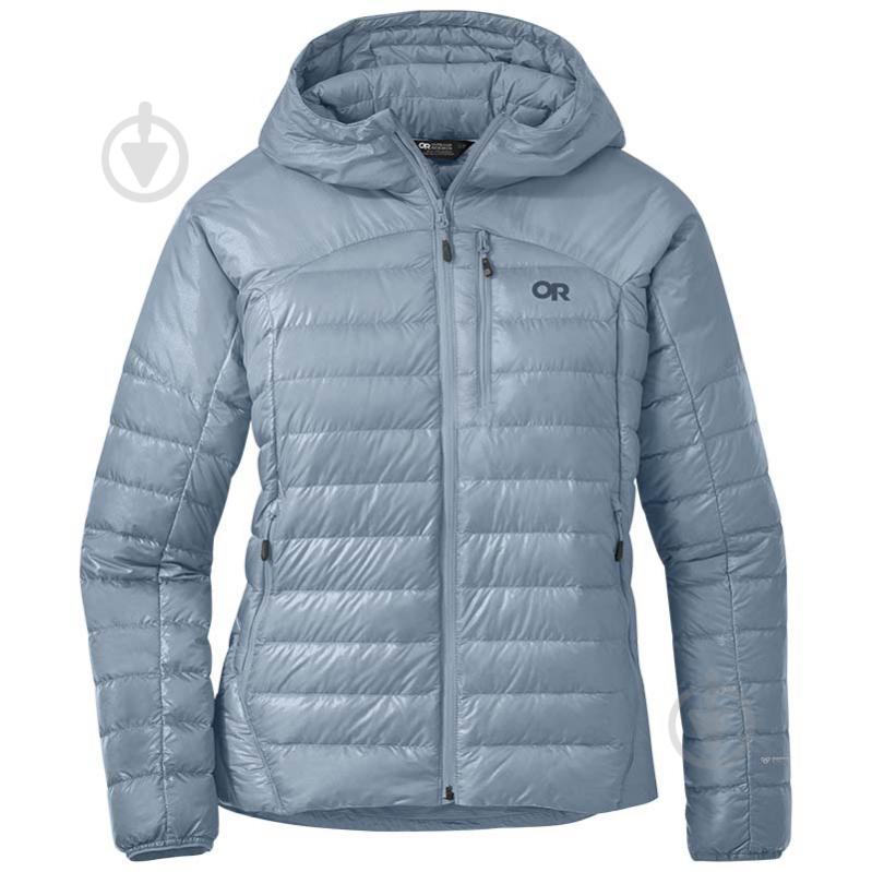 Куртка жіноча зимова Outdoor Research WOMEN'S HELIUM DOWN HOODIE 277591-1852 р.S блакитна - фото 4