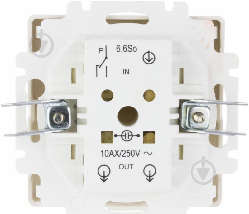 Вимикач прохідний одноклавішний ABB Swing без підсвітки кремовий 3557G-A00651 C2 12 - фото 2