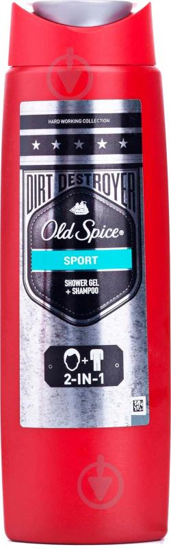 Гель-шампунь Old Spice Dirt Destroyer Sport 250 мл - фото 1