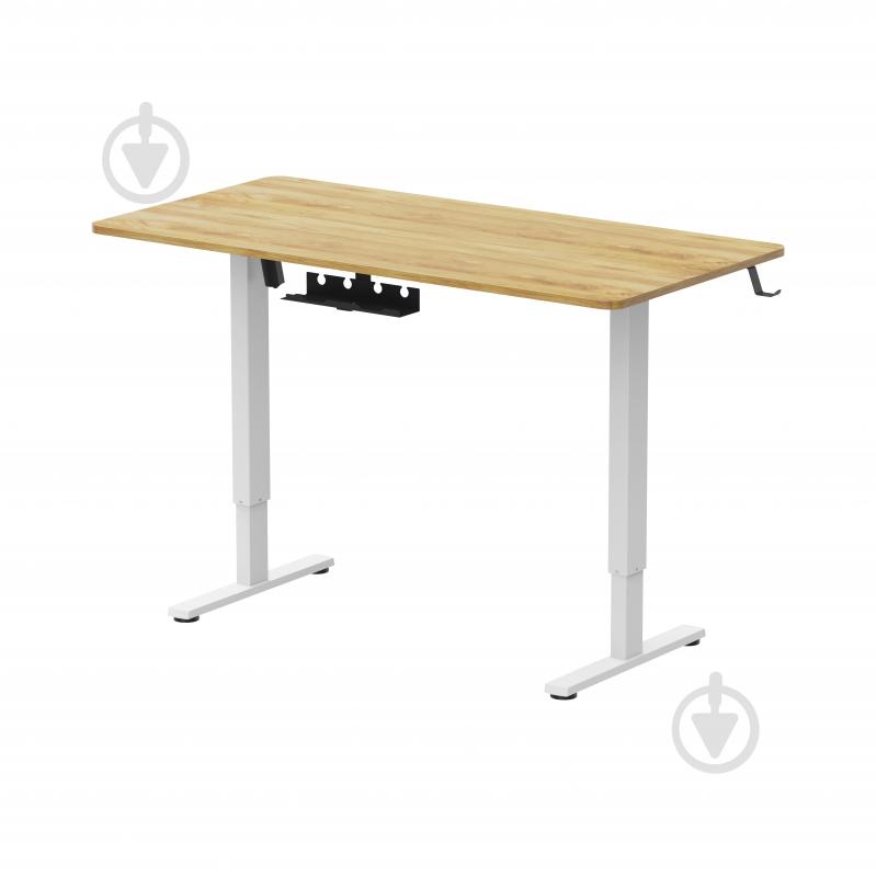 Стол компьютерный OfficePro ODE1470LWW Light Wood/White - фото 2