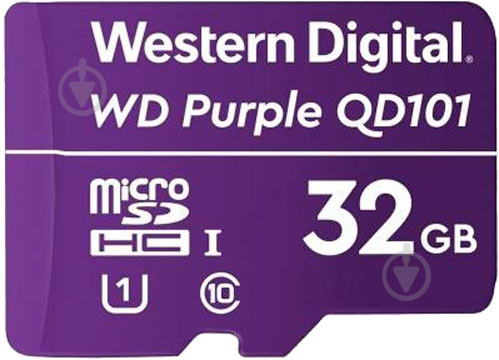 Карта памяти Western Digital microSDHC 32 ГБ Class 10UHS-I (WDD032G1P0C) - фото 1