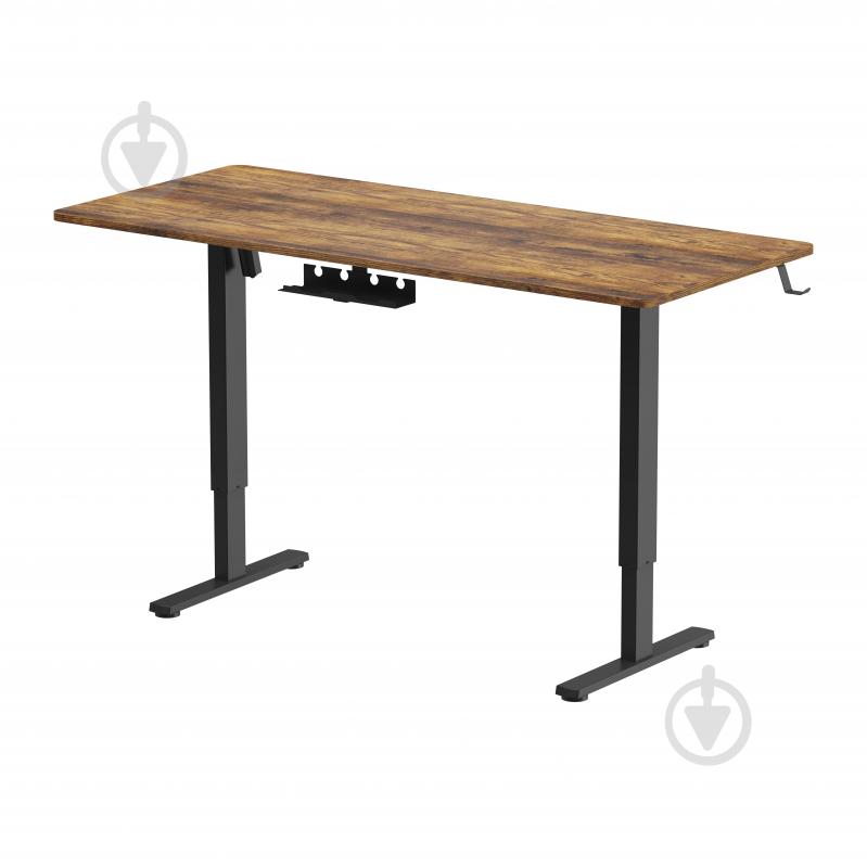 Стол письменный OfficePro ODE1670DW Dark Wood/Black - фото 2 Стол письменный OfficePro ODE1670DW Dark Wood/Black - фото 2