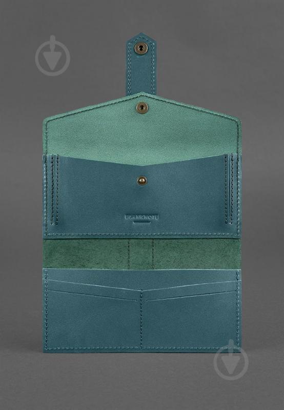 Портмоне BlankNote 3.0 зеленый BN-PM-3-malachite - фото 4 Портмоне BlankNote 3.0 зеленый BN-PM-3-malachite - фото 4