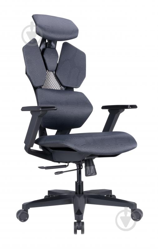 Крісло ігрове GamePro GCM140B Mesh black чорний - фото 2