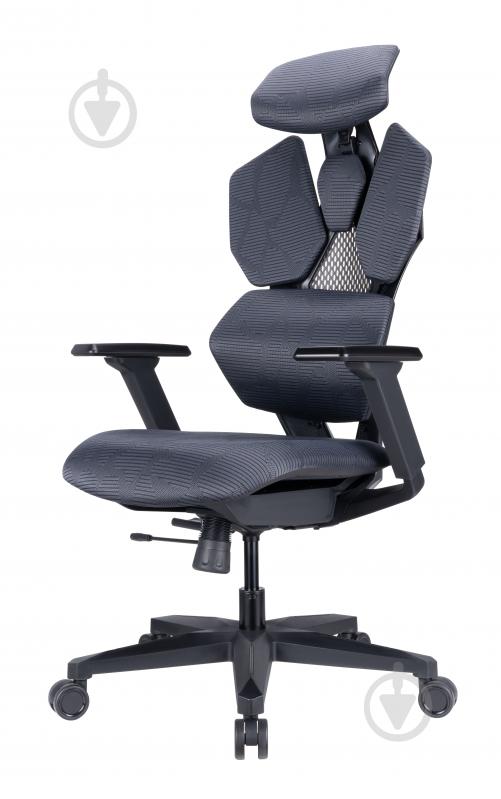 Крісло ігрове GamePro GCM140B Mesh black чорний - фото 3